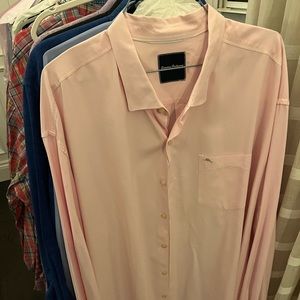 Tommy Bahammas light pink men shirt